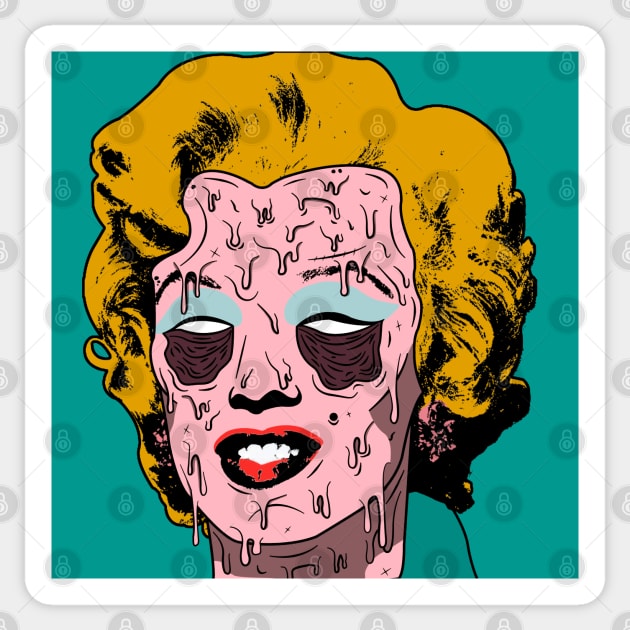 Grime Marilyn Monroe Sticker by K_314